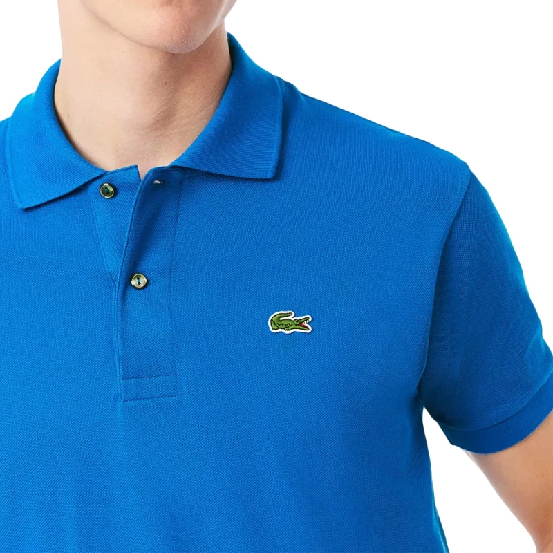 LACOSTE ORIGINAL REGULAR FIT POLO T-SHIRT MEN LACOSTE ΜΠΛΕ (L1212-3D3)