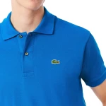 LACOSTE ORIGINAL REGULAR FIT POLO T-SHIRT MEN LACOSTE ΜΠΛΕ (L1212-3D3)