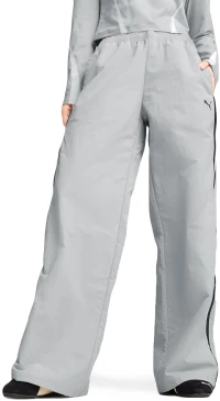 PUMA DARE TO WOVEN ZIP OFF RELAXED FIT PANTS WOMEN PUMA ΓΚΡΙ- ΜΑΥΡΟ (629808-10)