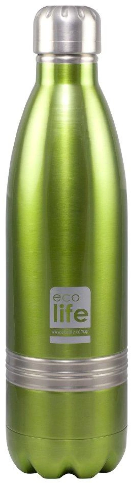 Μπουκάλι Θερμός Ανοξείδωτο 750ml Πράσινο Ecolife 33-BO-3001