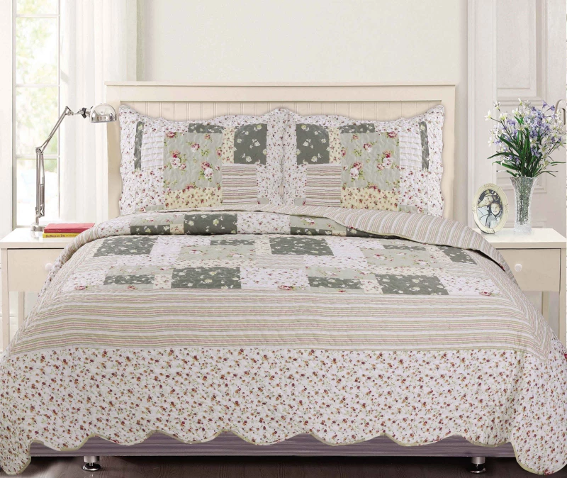 Κουβερλί Μονό Με Μαξιλαροθήκη Oxford Microfiber 160x240εκ 5190 Viopros