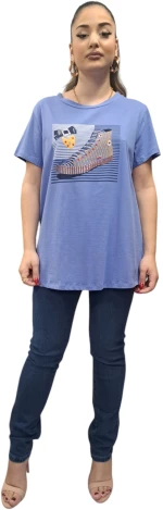 Γυναικείο T-shirt Sneaker ΓΑΛΑΖΙΟ