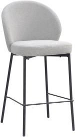 LUNE ΣΚΑΜΠΟ BAR ΓΚΡΙ 48x53.5x95.5