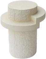 RIVER SIDE TABLE BEIGE 45.5x45.5x55