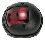 Φανός πλευρικός κόκκινος 100x88mm - Μαύρο