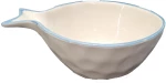 Μπολ Κεραμικό Ψάρι Μικρό 15,5X11XH.6 cm - Λευκό