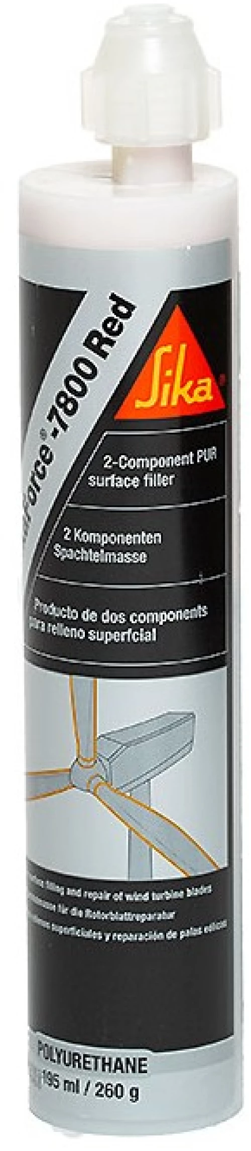 Sika Sikaforce 7800 AB Στόκος Ανεμογεννητριών 195ml - Κόκκινο