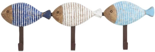 Κρεμάστρα Tριπλή Ψαράκι 53x17cm