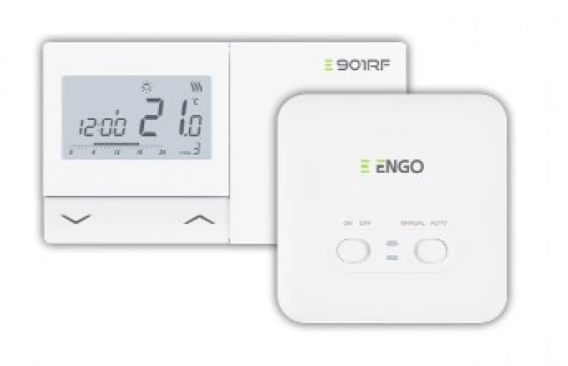 ENGO CONTROLS E901RF ΑΣΥΡΜΑΤΟΣ ΠΡΟΓΡΑΜΜΑΤΙΖΟΜΕΝΟΣ ΕΠΙΤΟΙΧΟΣ ΘΕΡΜΟΣΤΑΤΗΣ