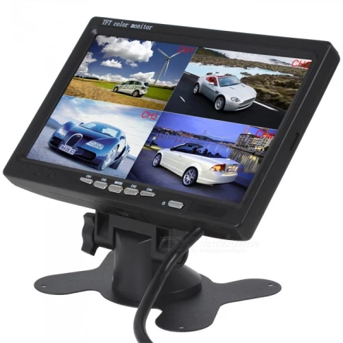 Monitor mobile 7 για Κάμερα Οπισθοπορείας με 4 εισόδους, 12 - 24 Volt 4channel TFT74   TFT7A4