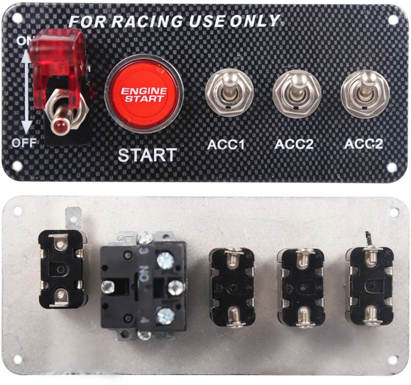 Διακόπτες και μπουτόν start kit 12V ENST3