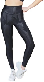 Κολάν Push-Up και Σύσφιξης "Like Leather Camouflage" Lismina 1058 Black