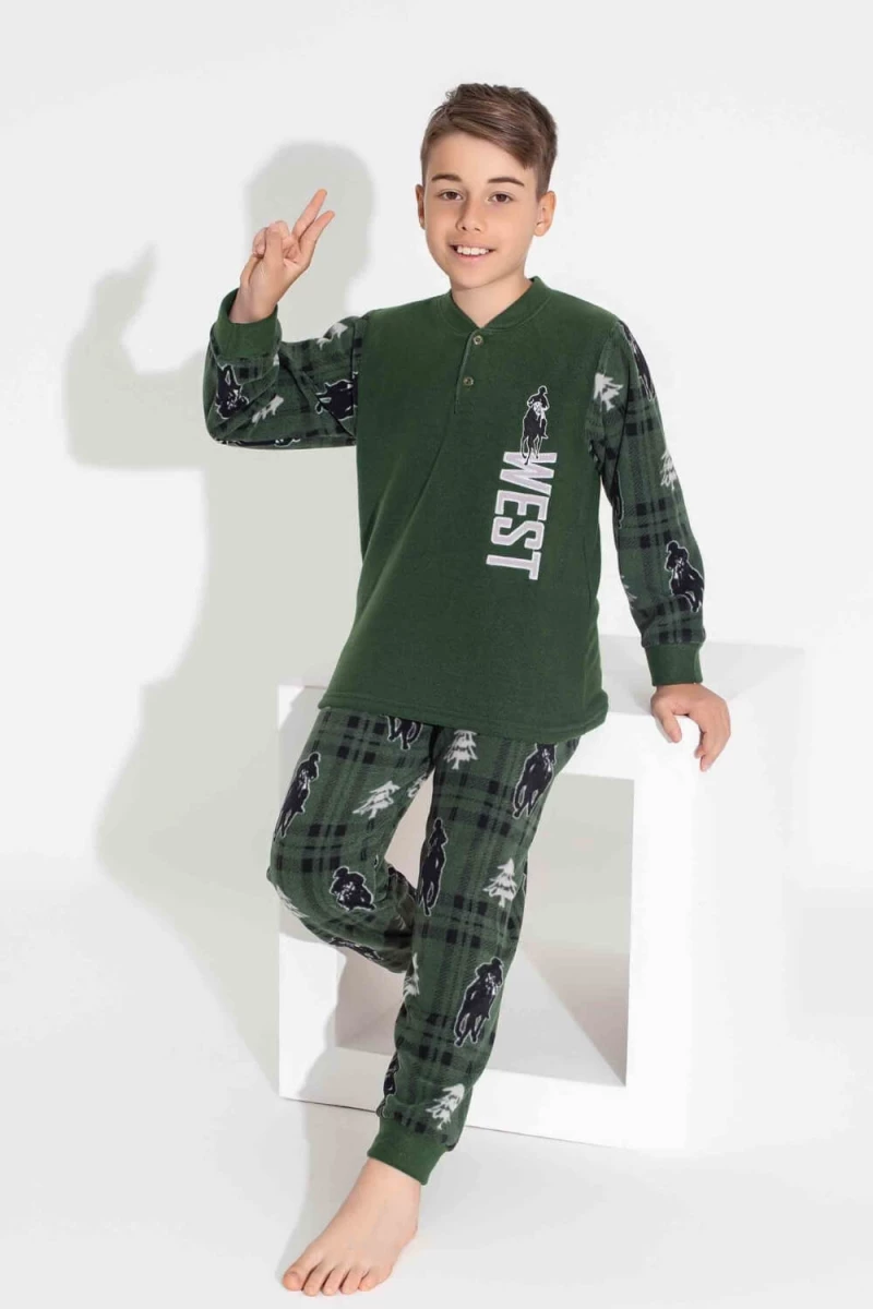 Παιδική Πιτζάμα Για Αγόρι Fleece W3738 - ΚΥΠΑΡΙΣΣΙ