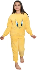 Παιδική Πιτζάμα Fleece 9031 - ΚΙΤΡΙΝΟ