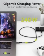GOOBAY καλώδιο USB-C 74212  USB4  240W  40Gbps  8K/60Hz  1.5m  γκρι