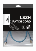 CABLEXPERT ΚΑΛΩΔΙΟ S/FTP CAT6A 1m  LSZH  ΜΠΛΕ