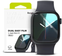 Ringke Screen Protector Dual Easy Film Clear-Apple Watch 10 46mm (3-Pack)