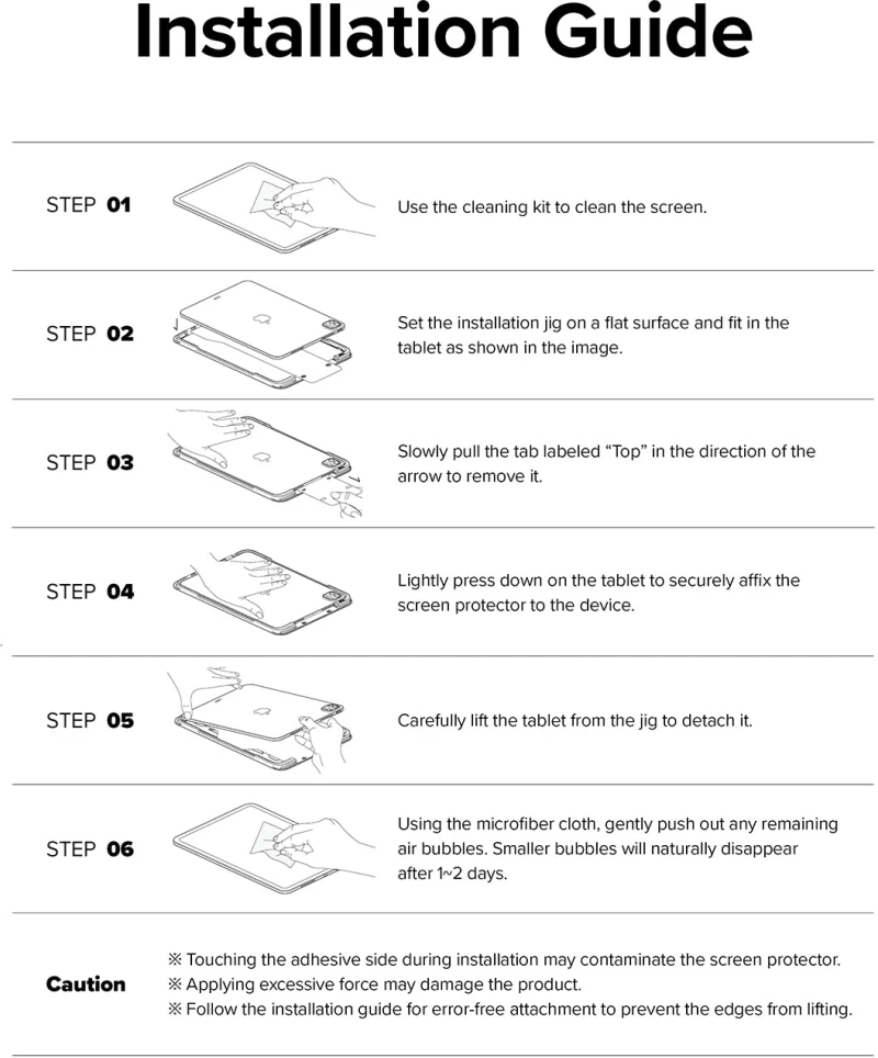 RINGKE EASY SLIDE IPAD AIR 11 6 / 2024 CLEAR