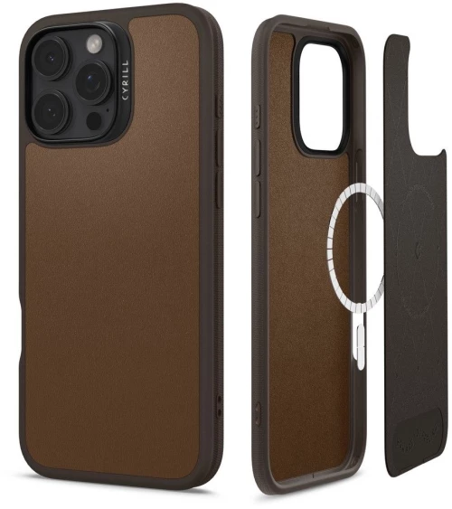 Θήκη Cyrill by Spigen Kajuk Mag Saddle Brown-Apple iPhone 16 Pro Max (ACS08397)