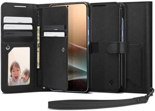 Spigen Wallet S black-Samsung Galaxy S25+ (ACS09125)