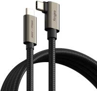 RINGKE USB 3.2 GEN 2X2 TYPE-C 90 DEGREE CABLE PD240W 200CM BLACK