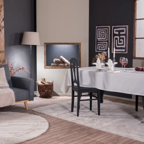 Τραπεζομάντηλο Sillon - 160x250cm + 12 πετσέτες