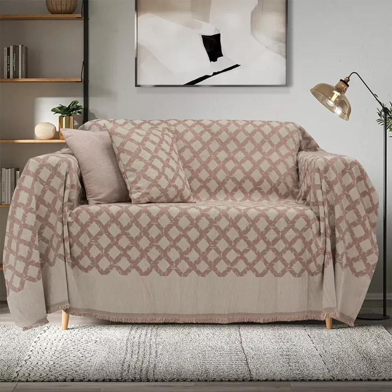 LINO ΡΙΧΤΑΡΙ MILTO DUSTY PINK 180X180 Dusty pink -