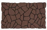 Sdim Αντιολισθητικό Πατάκι Εισόδου Ecomat 012 Brown Cleanscrape Flagstone 45x75εκ. - -