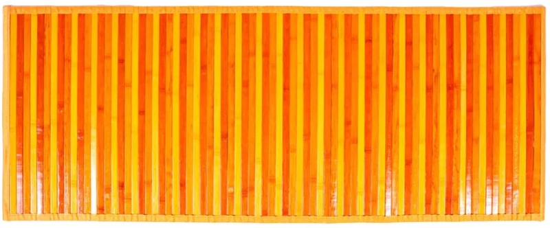 Sdim Πατάκι Κουζίνας Bamboo 002 Πορτοκαλί 50x130εκ.  - -