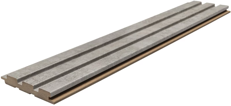 MDF PANEL ΜΕ 3D ΠΗΧΑΚΙΑ 504070 BEAT ST 16/119/2750mm CHICAGO CONCRETE New Plan