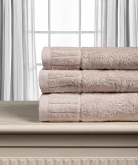 Βαμβακερή πετσέτα ΜΕΛΩΔΙΑ 600gsm (50cm x 100cm) beige - -