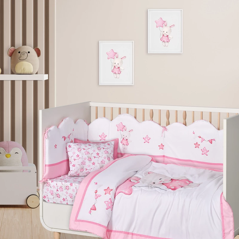 DAS BABY ΠΑΝΤΑ ΚΟΥΝΙΑΣ FUN DIGITAL PRINT 4917 PINK, WHITE