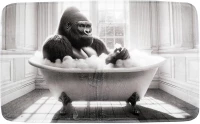 Πατάκι μπάνιου "GORILLA" 45x75cm