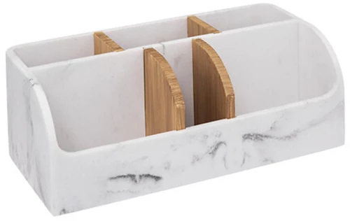 Θήκη οργάνωσης  white marble 25,6x12,1x10cm