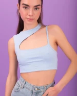 Γυναικείο cropped angie 95% βαμβάκι