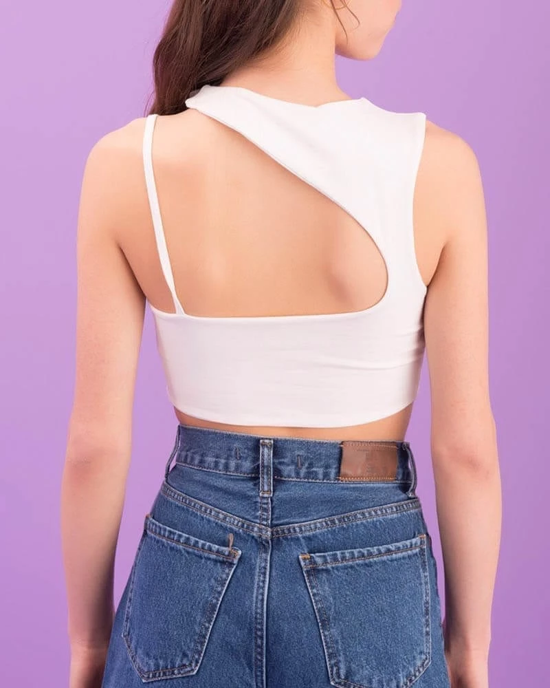 Γυναικείο cropped angie 95% βαμβάκι