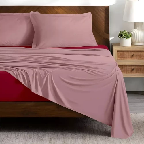 LINO ΣΕΤ ΣΕΝΤΟΝΙΑ DOBLE PINK-FUCHSIA 240X260 Foucshia, Pink -