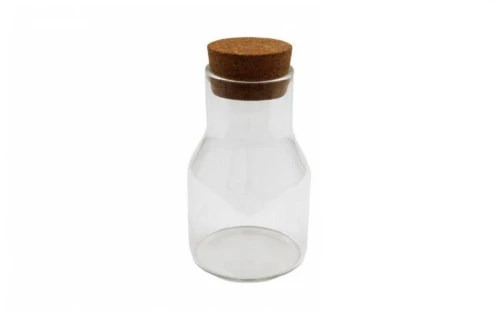 Μπουκάλι γυάλ. καπάκι φελλός 600ml/9x15CM