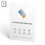 Protective film sheet No brand  Hydrogel  5pcs  For plotter  UV PET  Clear  180um  120x180mm - 52738