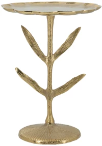 Artekko Zyla Βοηθητικό Τραπέζι Μέταλλο Χρυσό (40x40x53.3)cm Artekko 86852