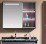 Καθρέφτης ERIETE LED 90cm χρ. ANTHRACITE κωδ. 3MERI090ANΤ 3MERI090ANΤ