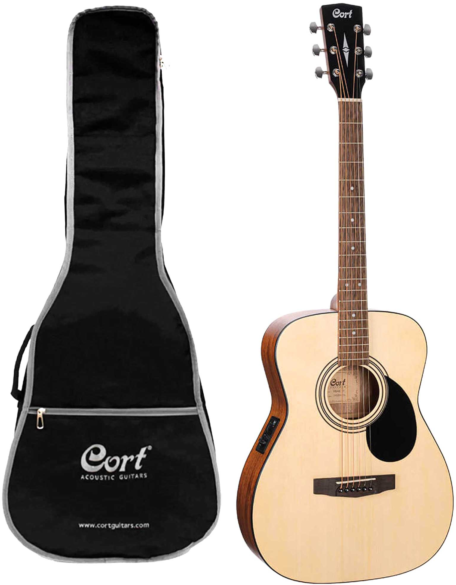 Cort AF510E OP with Bag - Natural Satin
