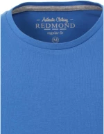 REDMOND Ανδρικό μπλέ κοντομάνικο T-Shirt (XL-6XL)