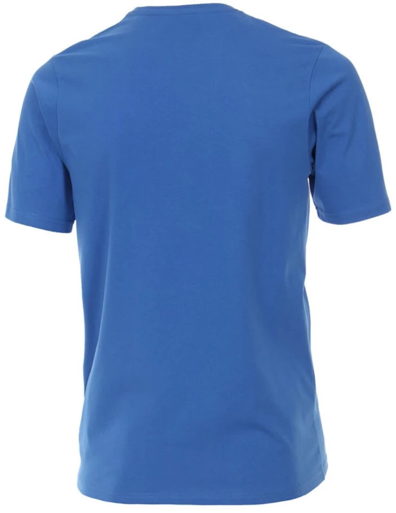 REDMOND Ανδρικό μπλέ κοντομάνικο T-Shirt (XL-6XL)