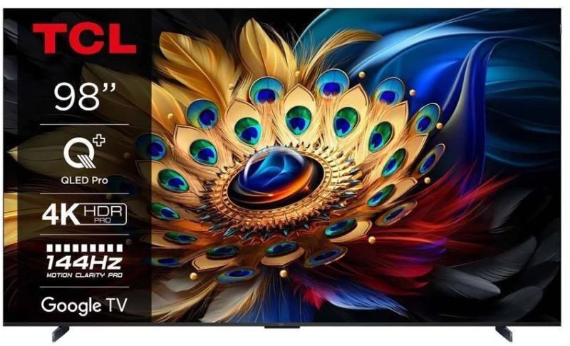 TCL 98C655 Smart Τηλεόραση 98" με Google TV & Game Master 3.0 4K UHD QLED HDR