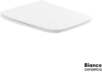 Bianco Ceramica Lexa Κάλυμμα Λεκάνης βακελίτη Slim soft close White