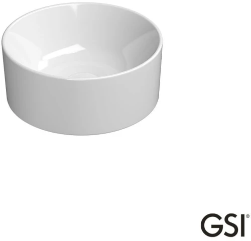 GSI Kube-X Επικαθήμενος Νιπτήρας Πορσελάνης Φ32 White