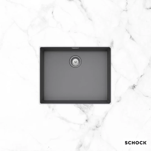 Schock Cristalite Manhattan Νεροχύτης Υποκαθήμενος 55,6x45,6cm Croma Granite