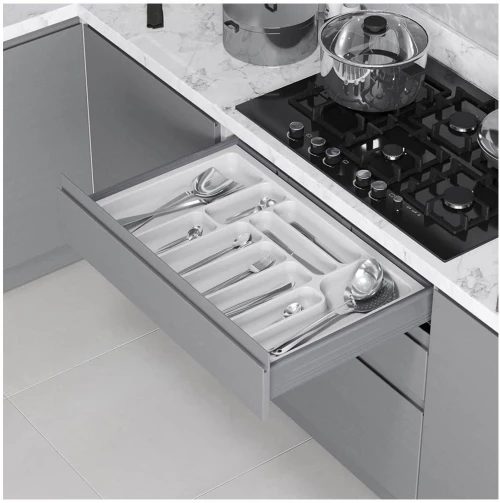 Starax Πλαστική Κουταλοθήκη  S-22 Λευκή Κ700