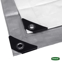 Αδιάβροχος Μουσαμάς - Τέντα 8x12m 120gr/m² GRASHER Με Κρίκους